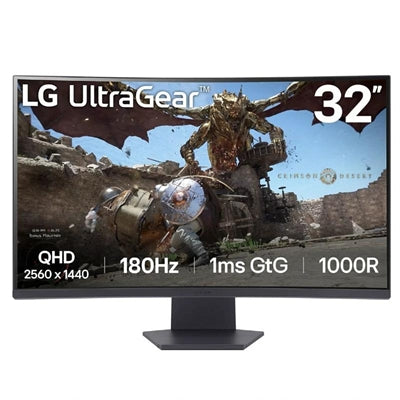LG 32GS60QC-B Monitor 32\1 180h 1m DP 2xHDMI MM cu