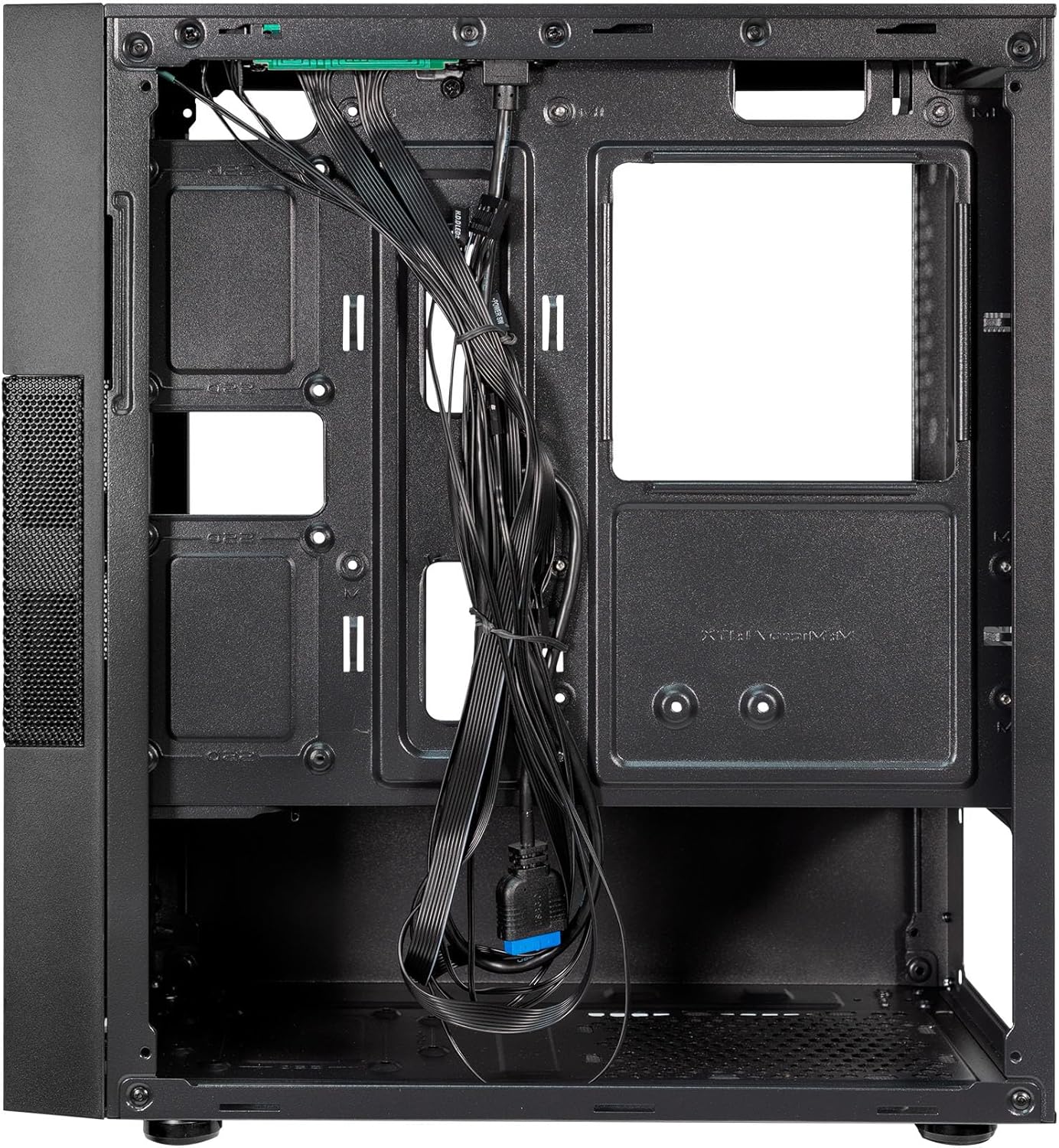 Caja UNYKAch Aero C25 Micro ATX Negra, Fuente ATX 500W y Cristal Templado
