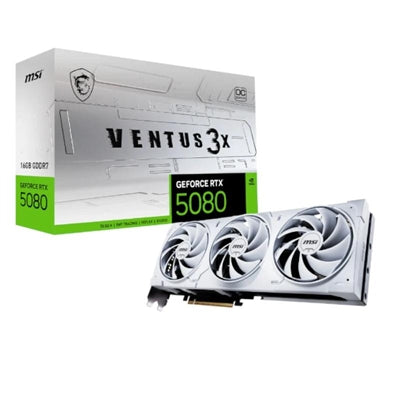 MSI VGA NVIDIA RTX 5080 16G VENTUS 3X OC WHIT DDR7