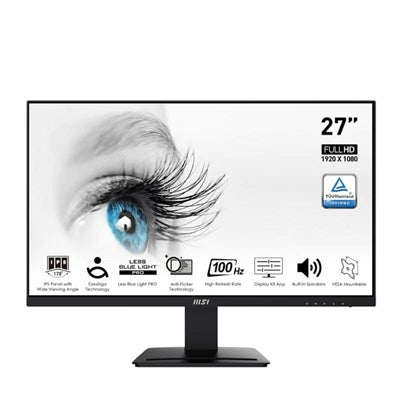 MSI MP273A Monitor 27\1 IPS FHD 16:9 VGA DP HDMI MM