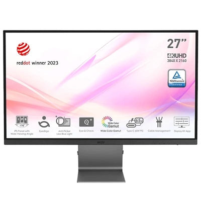 MSI MD271UL Monitor 27\1 4K 75hz 2xHDMI  DP USB-C