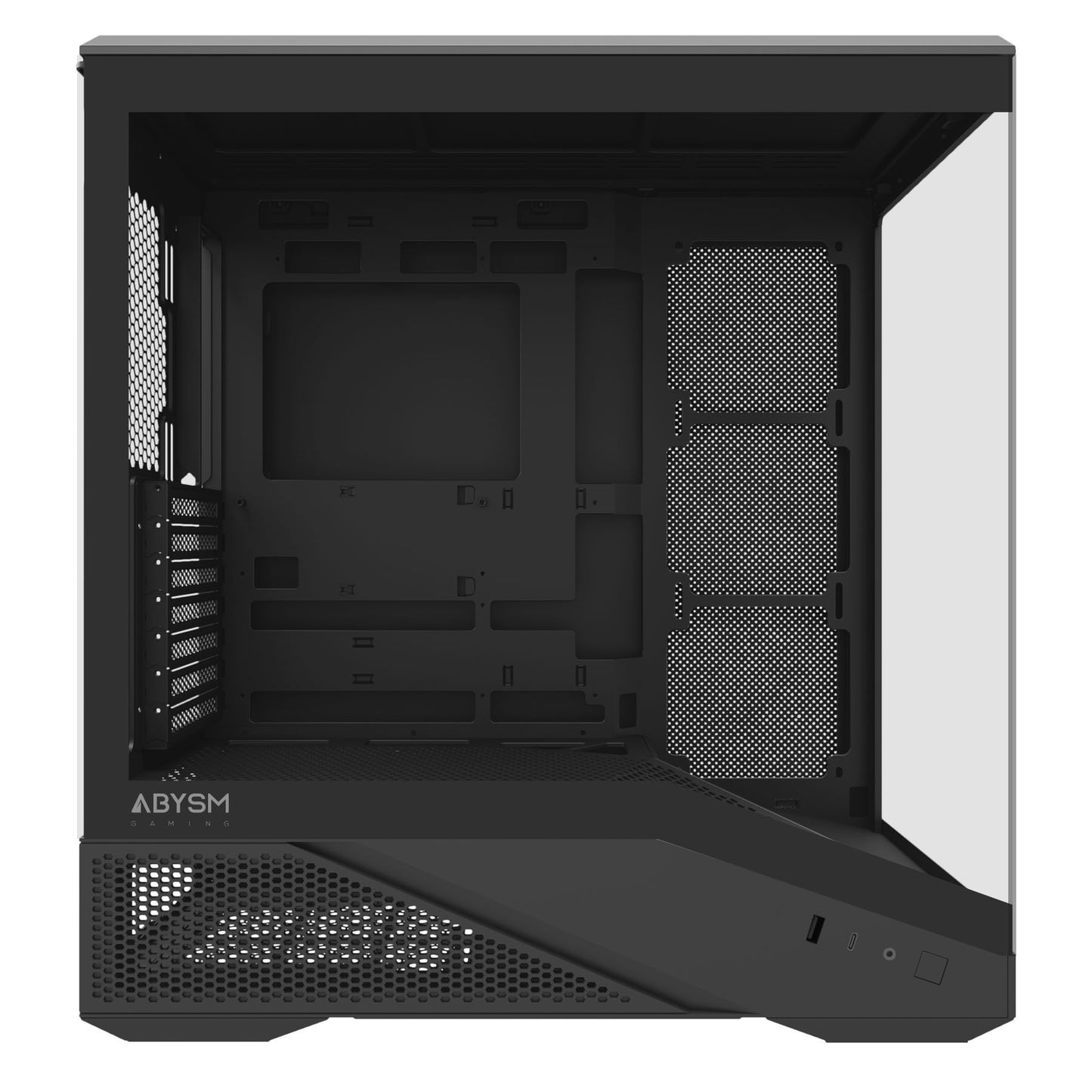 Abysm ARIAN FRAME A400 Black Caja Gaming ATX  Cristal Templado ARGB PWM