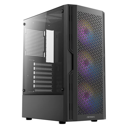 Caja Antec AX20 Midi Tower Cristal Templado USB 3.0 FRGB Negra