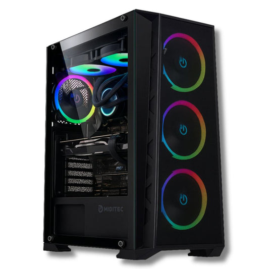 Pc Gaming Tecnowake WakeShroud / AMD RYZEN 7 5800X / RTX 5060 8GB / 32GB RAM / 1TB SSD NVMe / RGB / WiFi
