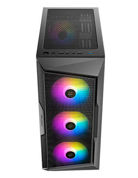 Caja Antec AX61 Elite Midi Tower Cristal Templado ARGB USB 3.0 Negra