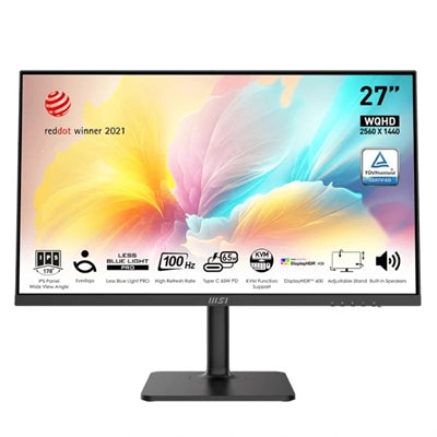 MSI  MD272QXP Monitor 27\1 IPS WQHD HDMI DP AA MM