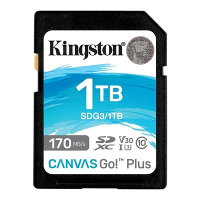 Kingston Canvas Go! Plus SD 1TB class 10 U3 V30