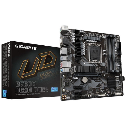 Placa base Gigabyte B760M DS3H DDR4 / reacondicionada