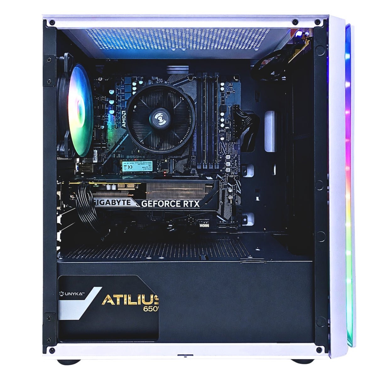 Pc Gaming Tecnowake Ryzen White / Ryzen 5 5600 / 16GB de RAM / RTX4060 / 1TB SSD / Wifi