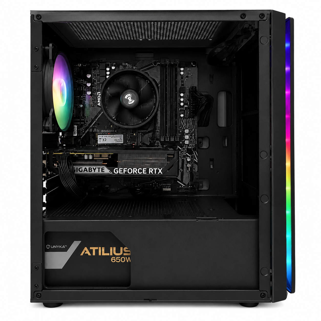 Pc Gaming Tecnowake Ryzen 5 5600 / 32GB de RAM / RTX4060 / 1TB SSD / Wifi