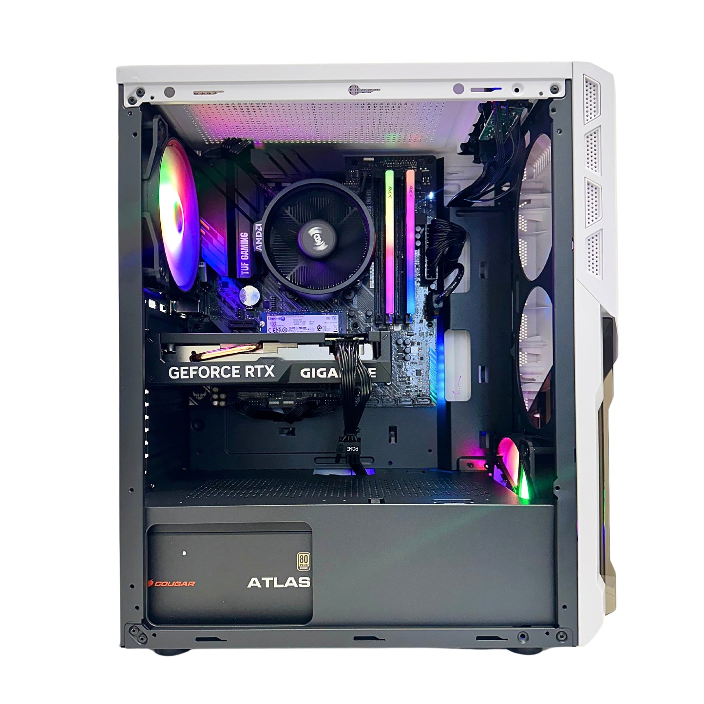 Pc Gaming Tecnowake White Ryzen 5 5600 / 32GB de RAM / RTX4060 / 1TB SSD / Wifi