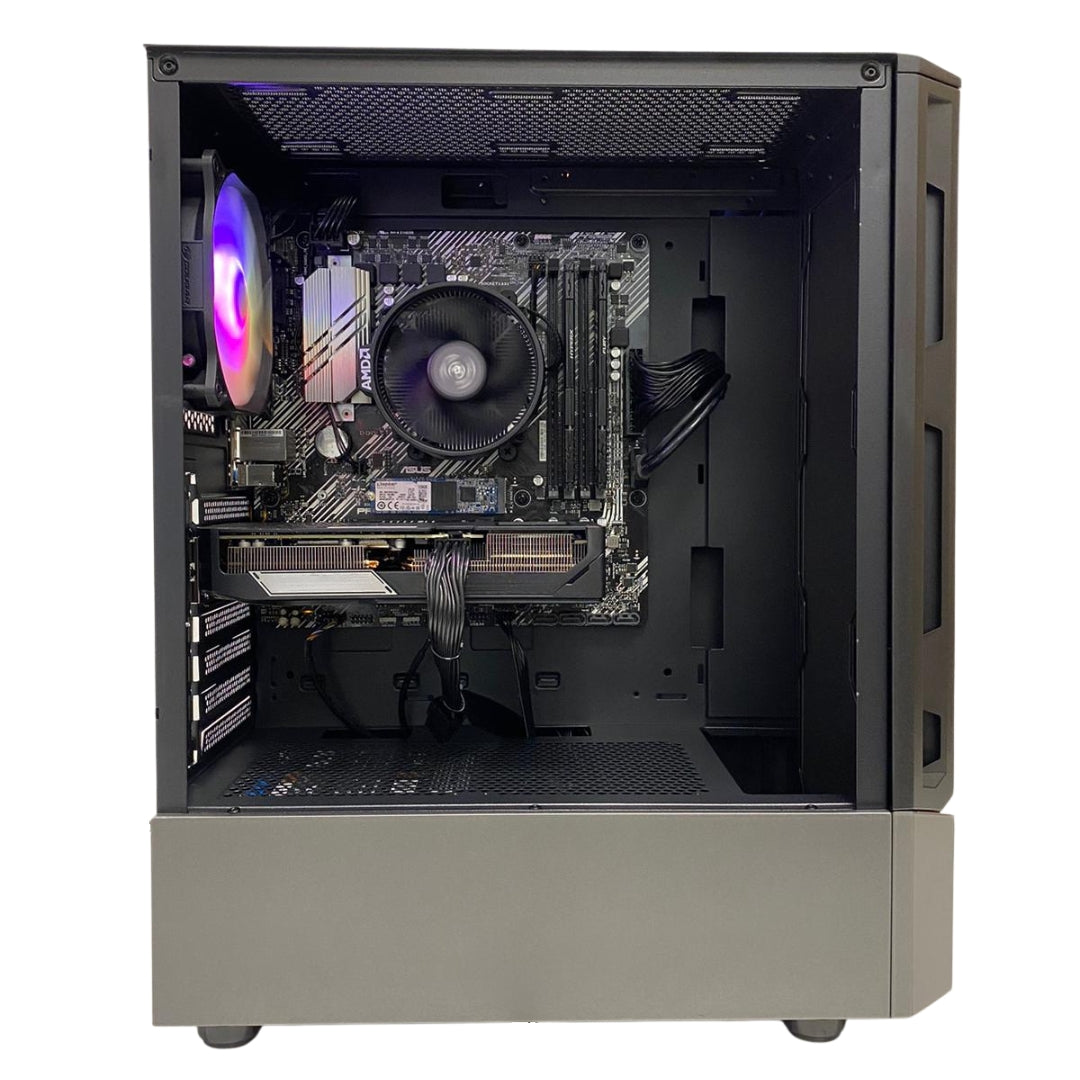 Pc Gaming Tecnowake WakeRyder-X 32 / AMD RYZEN 5 8400F / RX 9060 XT 16GB / 32GB RAM DDR5 / 1TB SSD NVMe / RGB / WiFi