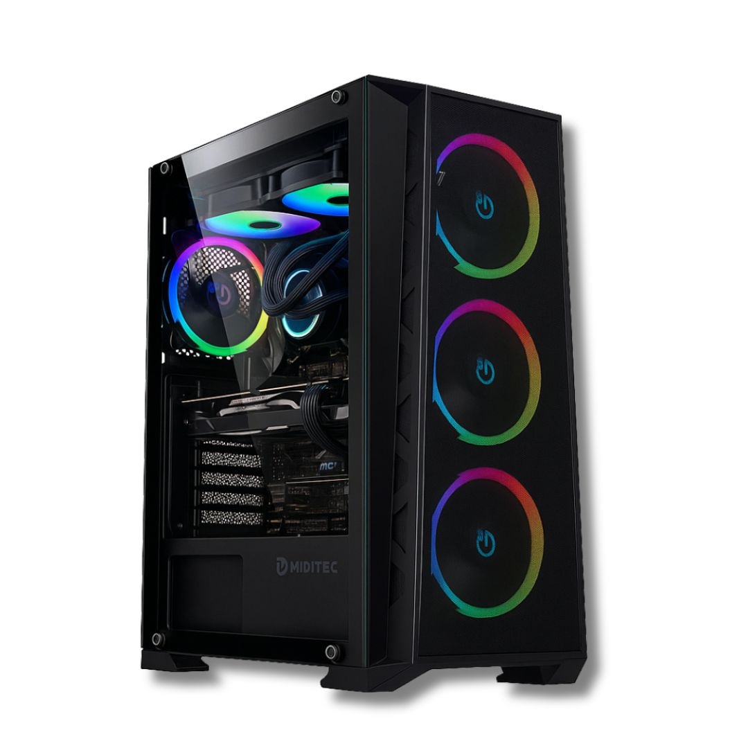 Pc Gaming Tecnowake WakeShroud-X 16 / AMD RYZEN 7 5800X / RTX 5070 12GB / 16GB RAM / 1TB SSD / Wifi