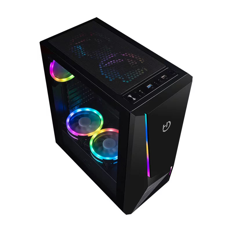 Caja Hiditec V20 PRO ARGB Cristal Templado